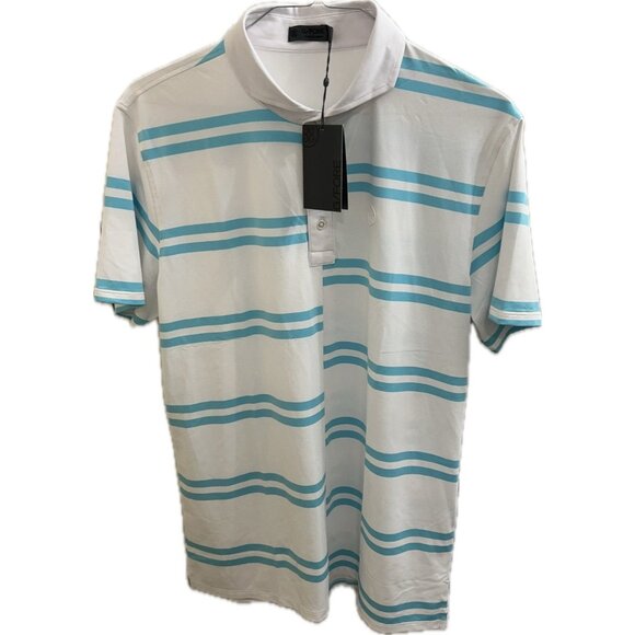 G/FORE | Shirts | New Gfore Offset Stripe Pique Mens Polo Golf Shirt ...
